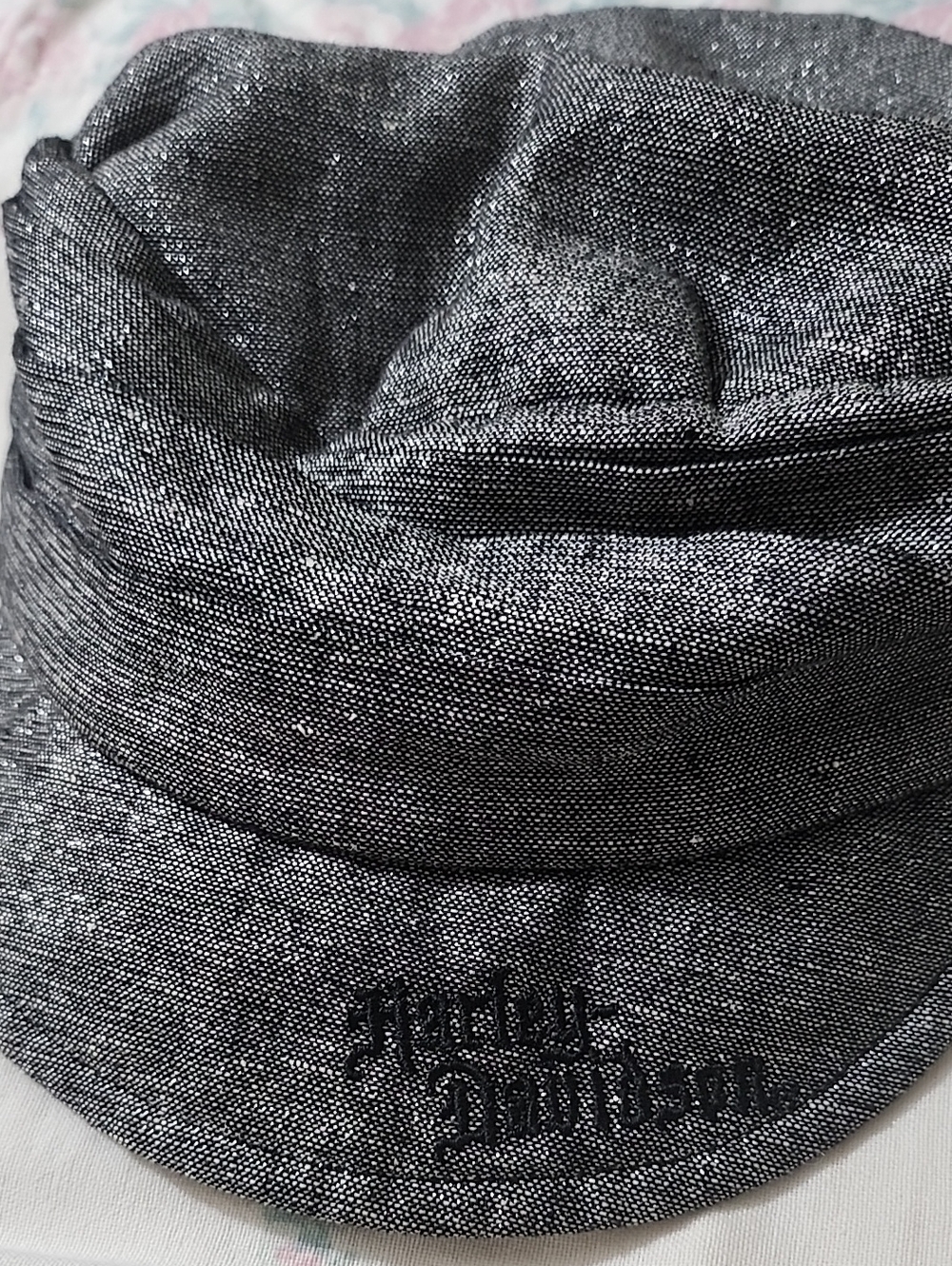 Harley-Davidson Charcoal Twill Cap with Embroidered Logo